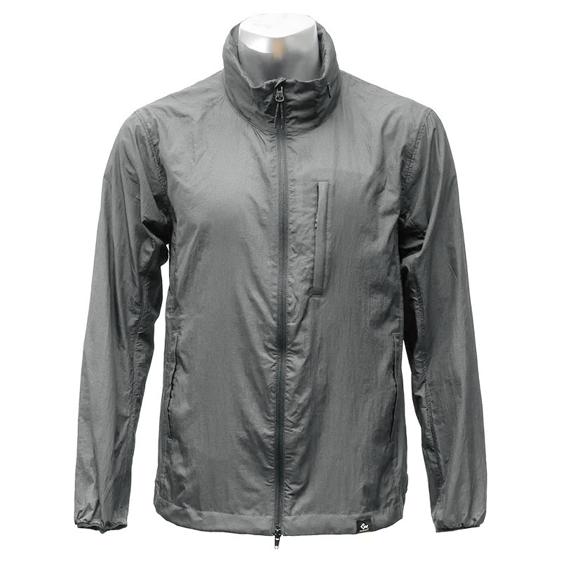 f-863 ナイロンリップストップジャケット グレー
