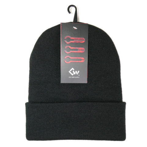 AG-69 ハイゲージニット帽 ブラック