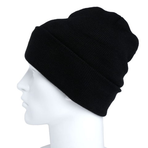 AG-69 ハイゲージニット帽 ブラック