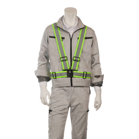 FT-GS-60 ストレッチリフレクションベルト 蛍光イエロー