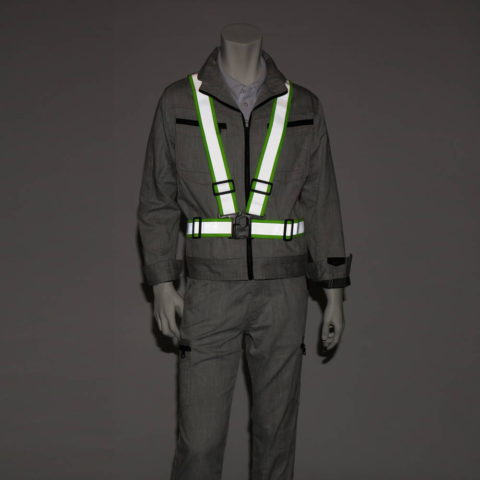 FT-GS-60 ストレッチリフレクションベルト 蛍光イエロー