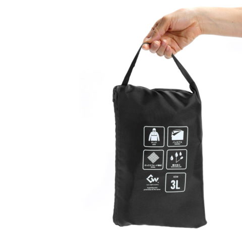 F-865 パッカブルオックフォードヤッケ ブラック